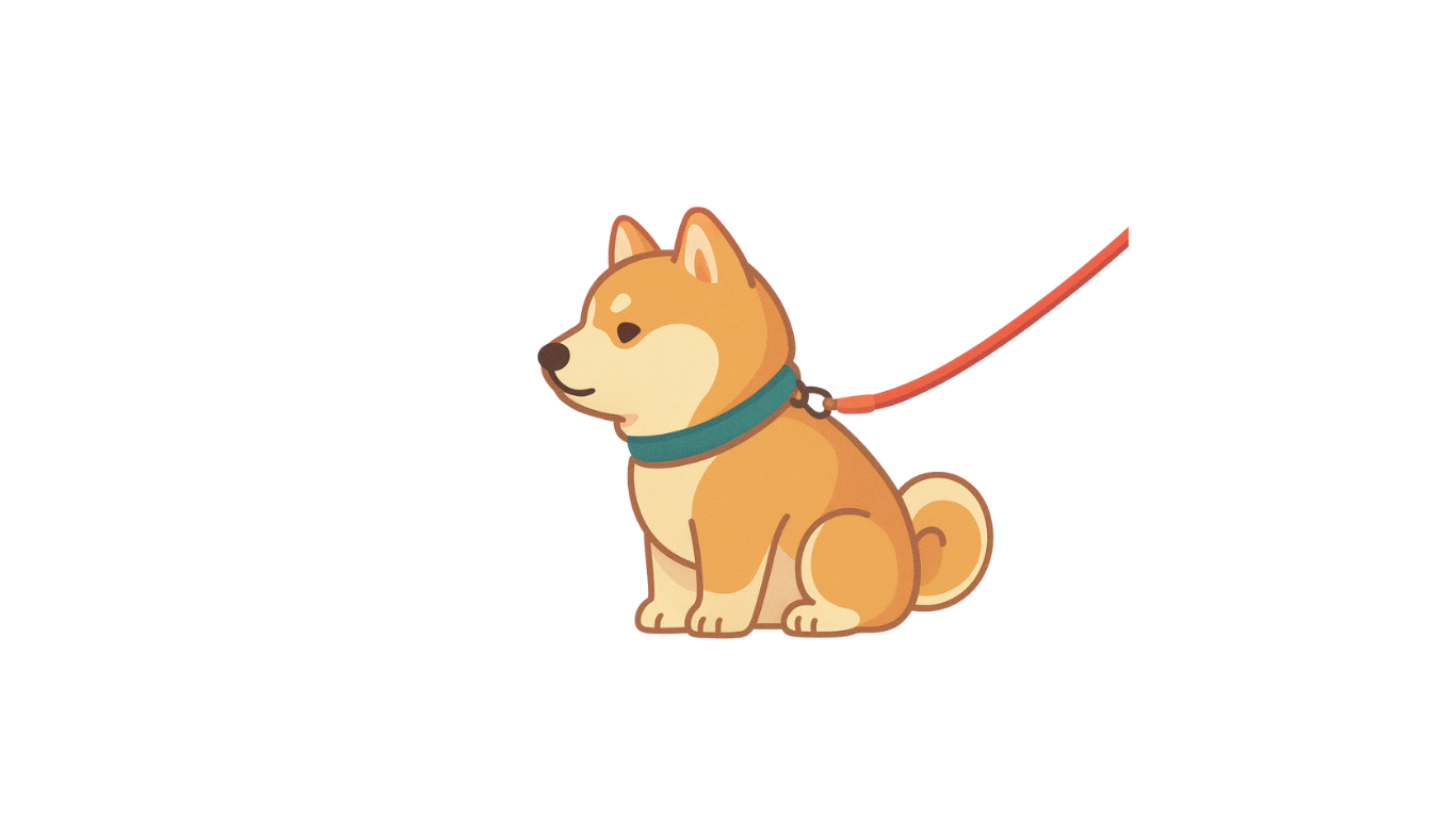 柴犬おすわり画像