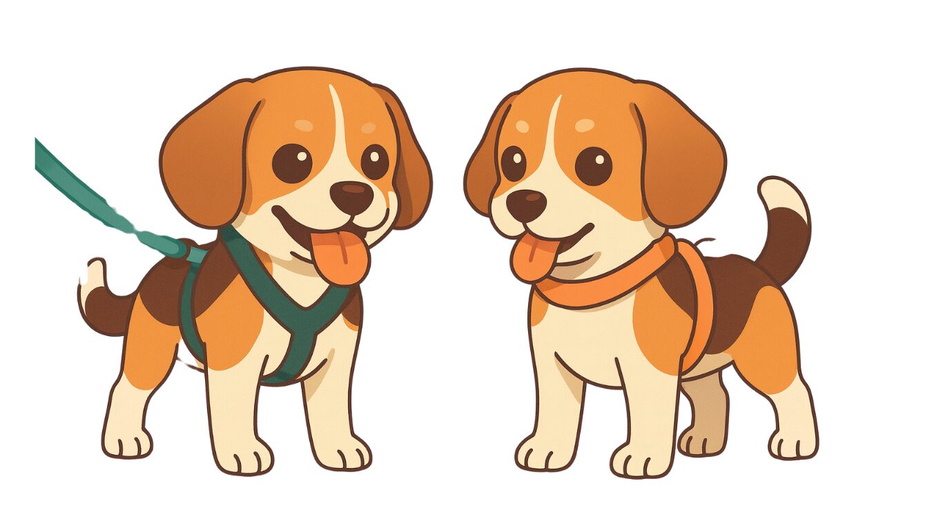 兄弟犬の画像