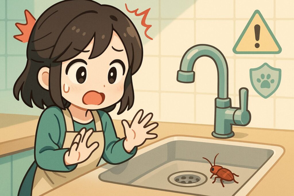 その赤いゴキブリ、放置は危険!
