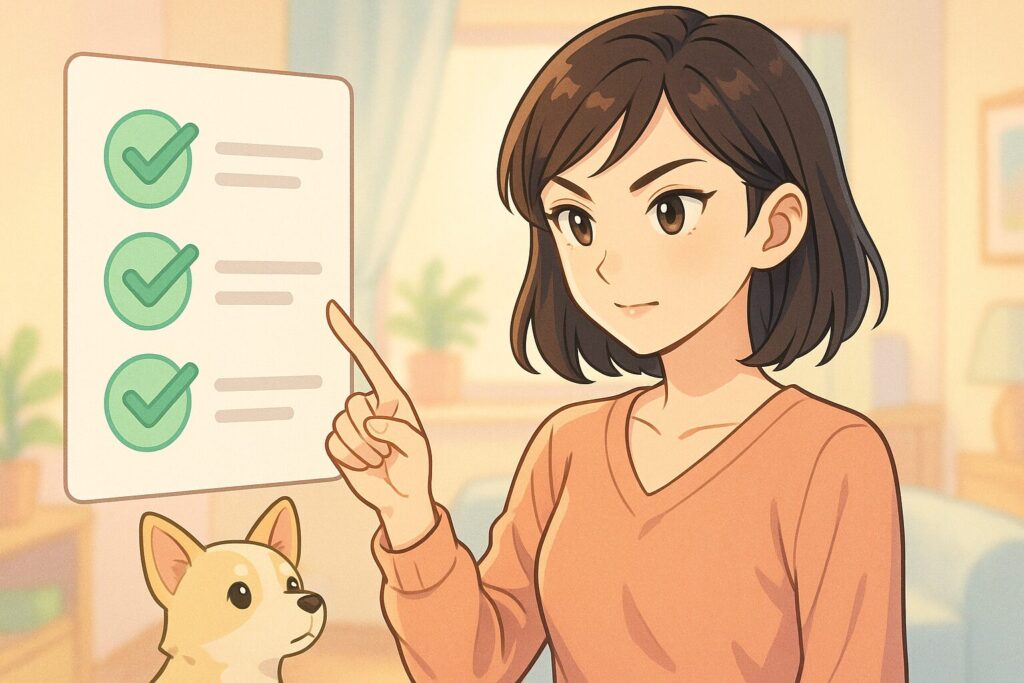 ３つのチェックポイント