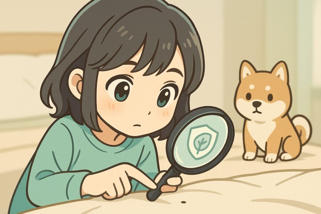 黒い小さい虫、ダニじゃないかも