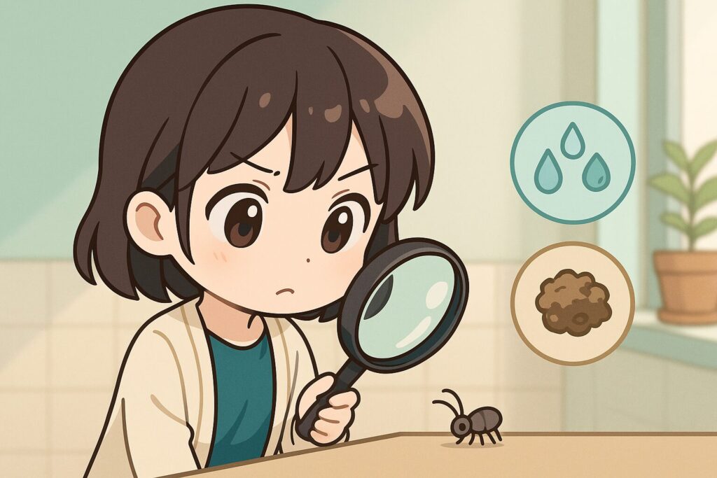 トビムシの発生源がわからない?