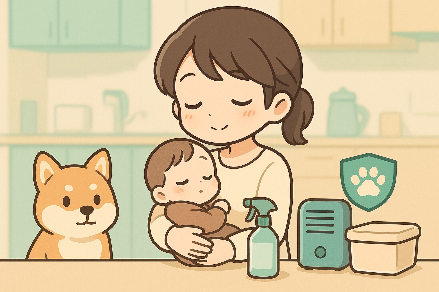 ペットや赤ちゃんがいても安心なチャタテムシ駆除と対策