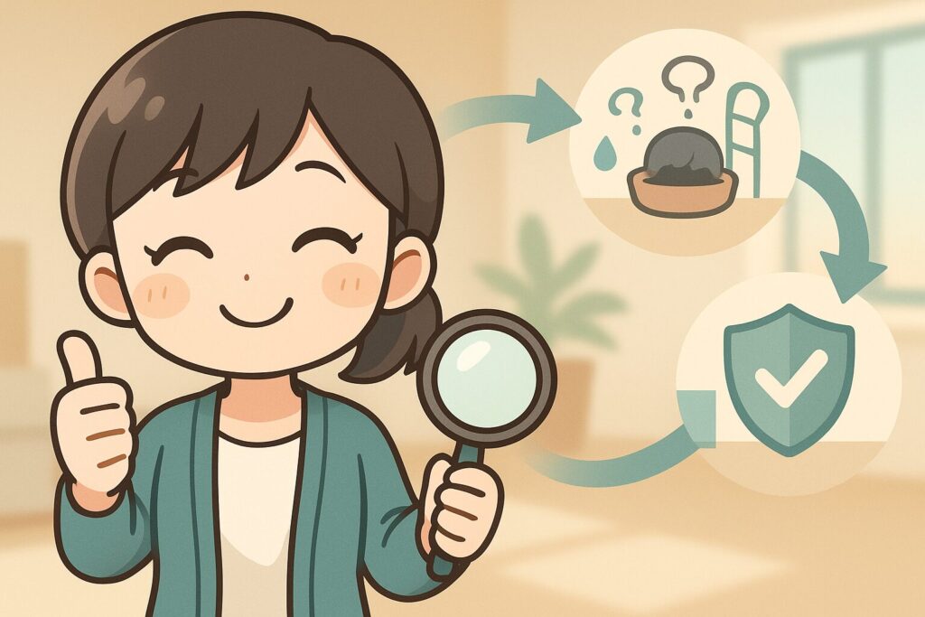 わからないトビムシ発生源は2つの条件で特定できる