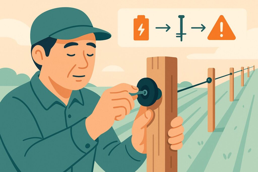 効果てきめん！もん吉流・電気柵の設置方法