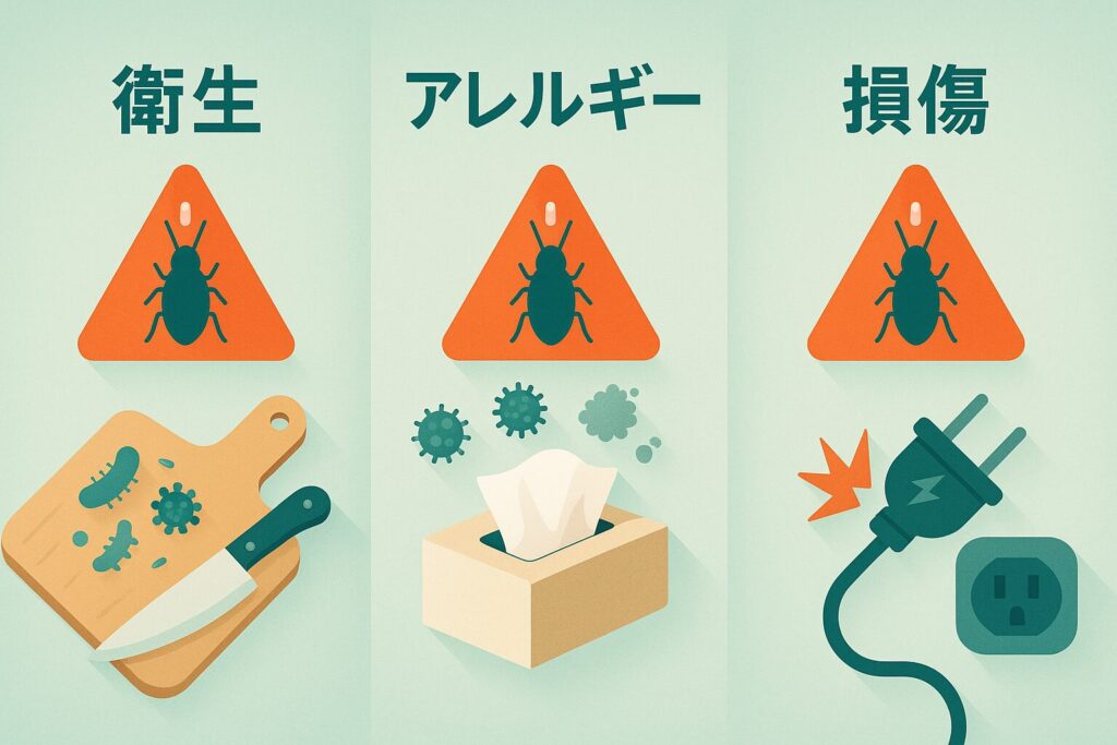 健康と住まいへの被害