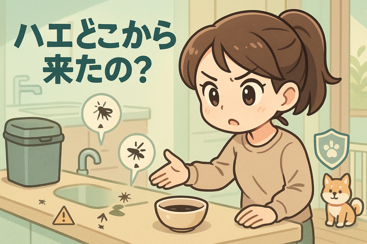 ハエどこから?