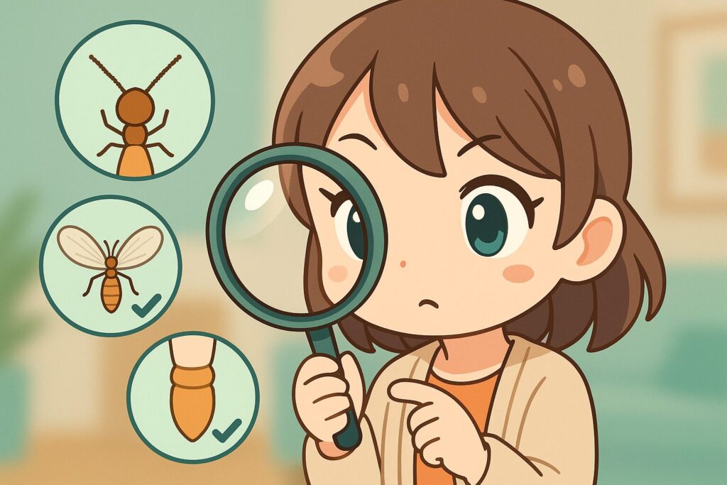 その虫、本当にシロアリ？