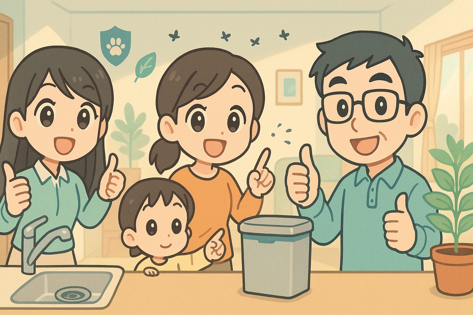 部屋のハエは原因を断てば必ず解決できる