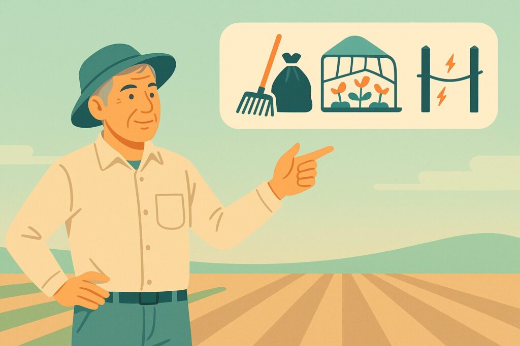 ハクビシンを寄せ付けないための3ステップ対策
