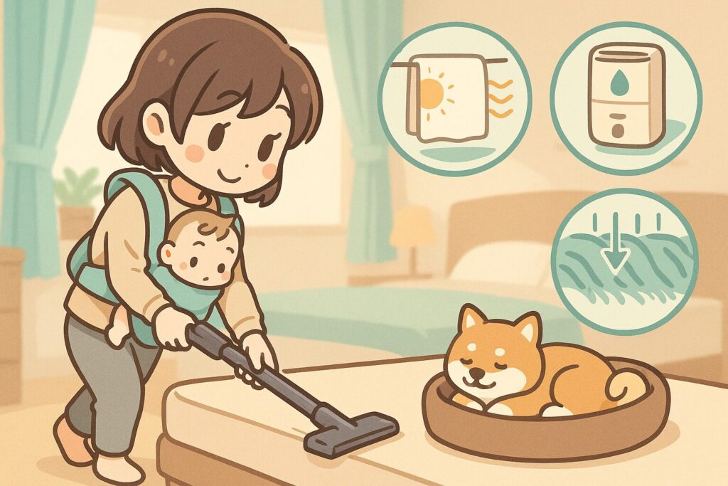 今日からできる！ペットや赤ちゃんにも安心なダニ対策