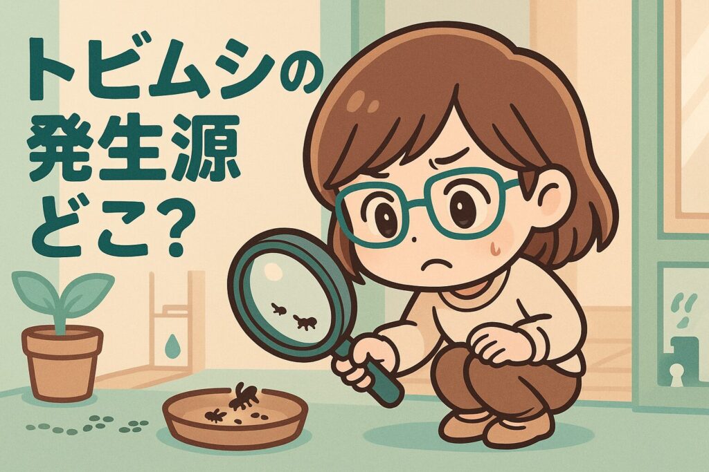 トビムシの発生源どこ?
