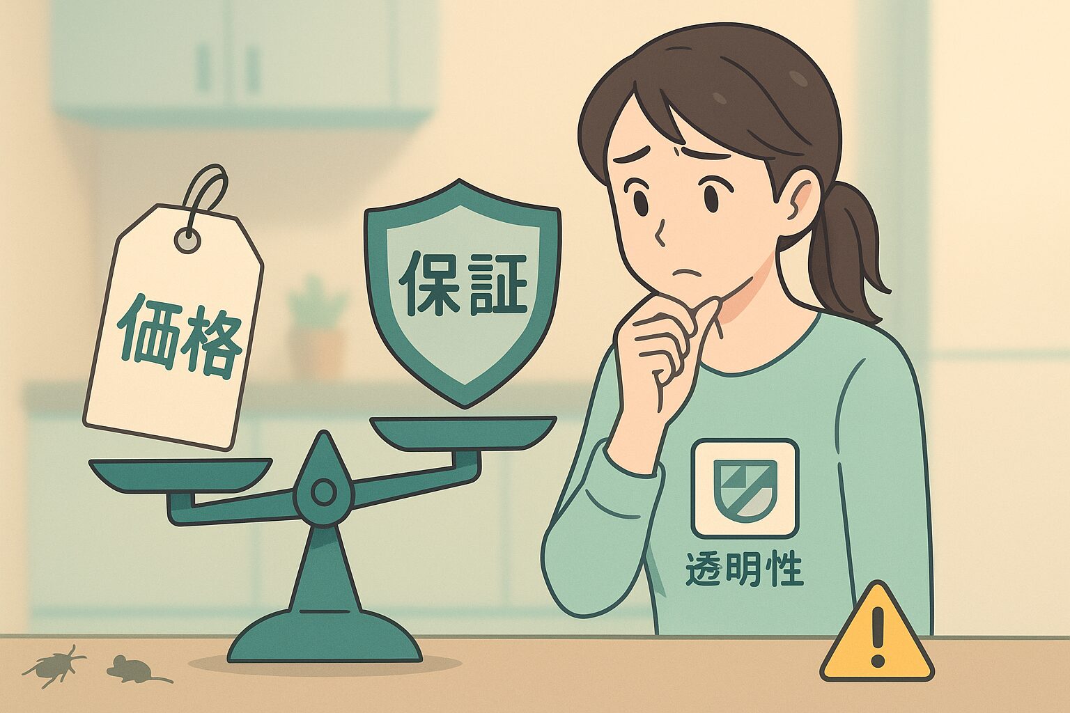 害虫駆除業者は料金やランキングで選ぶと失敗する可能性が