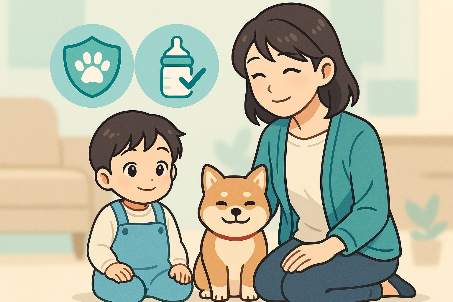 ペットや小さいお子さんがいても安心!