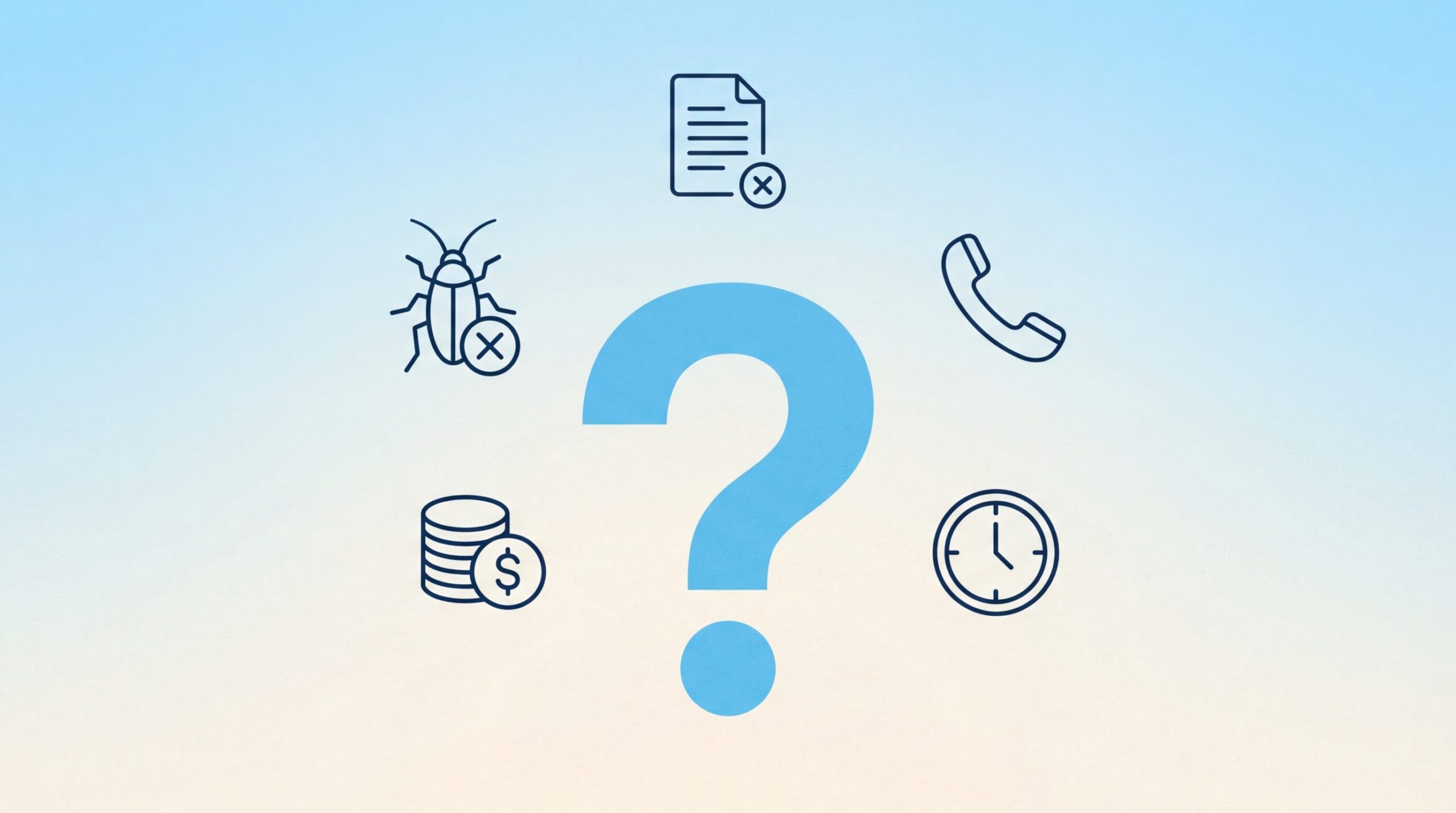 【FAQ】害虫駆除の料金やサービスに関するよくある質問