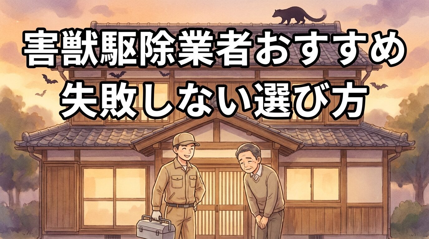 害獣駆除業者おすすめ