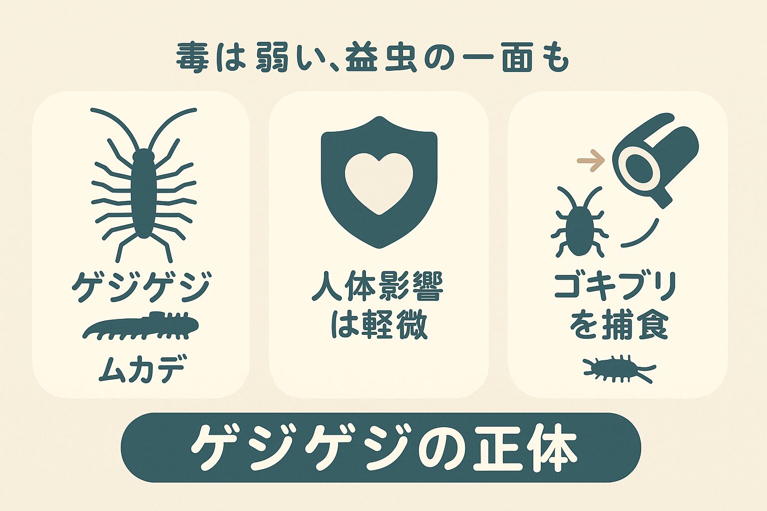 毒性や益虫としての役割を解説