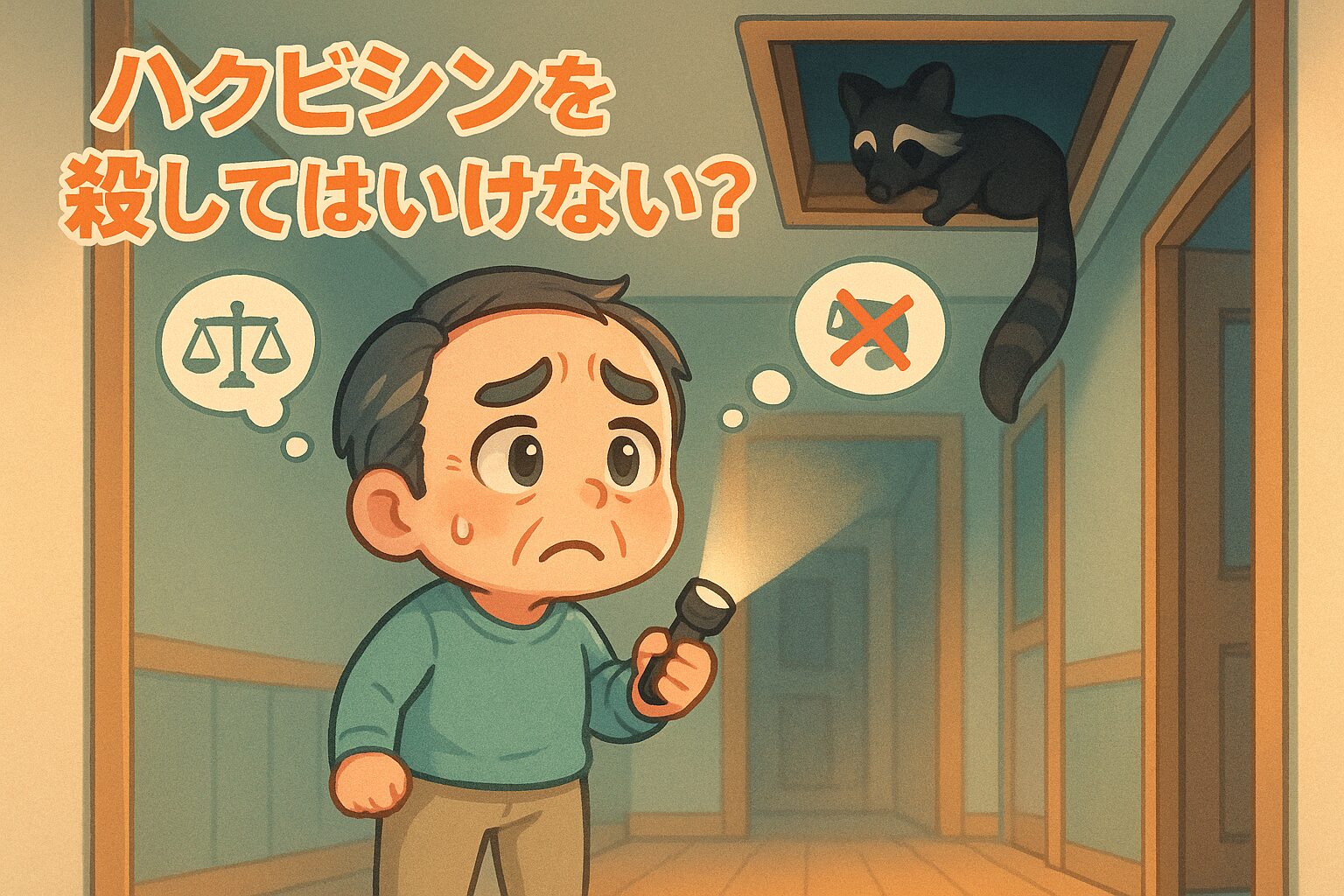 ハクビシンを殺してはいけない？