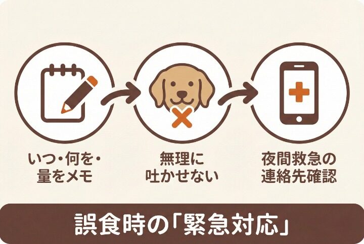 緊急時の対処法3ステップ