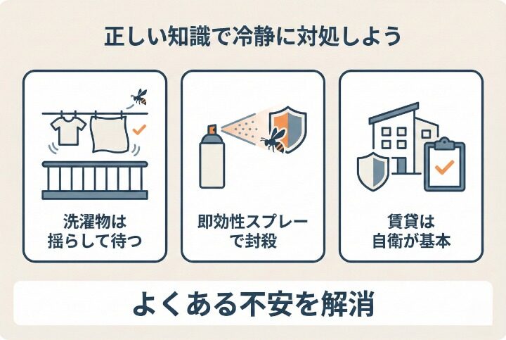 アシナガバチの1匹行動に関するよくある質問