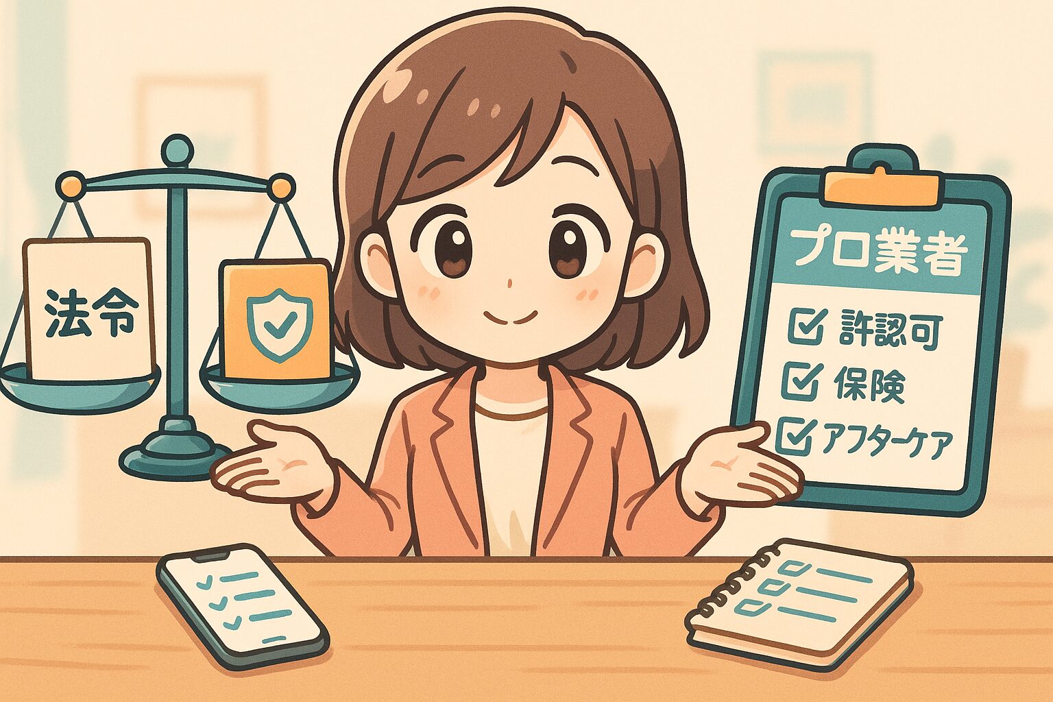 法律の注意点と専門業者の賢い選び方