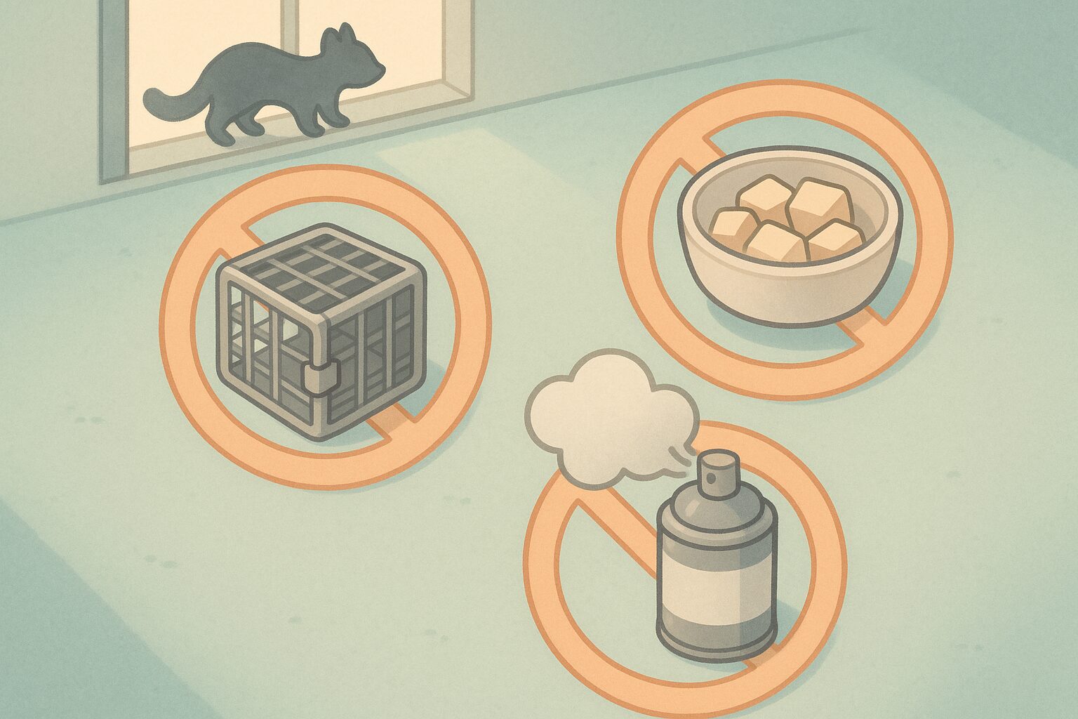 ハクビシン対策でやってはいけない注意点