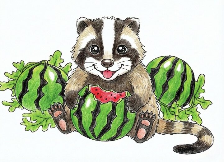 ハクビシンイラスト