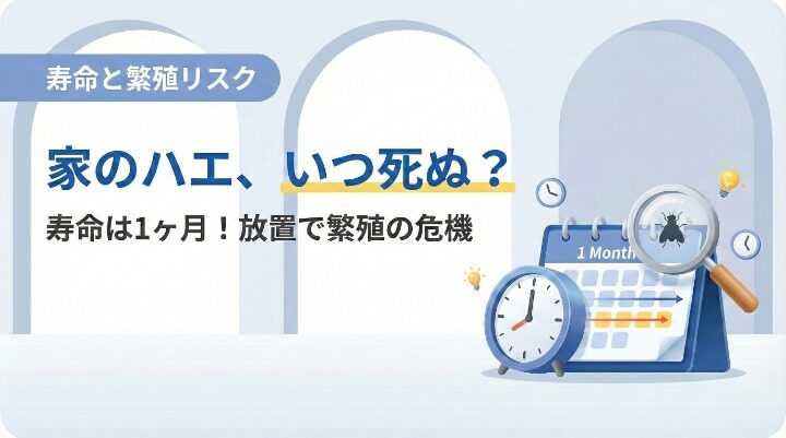 家の中のハエいつ死ぬ？