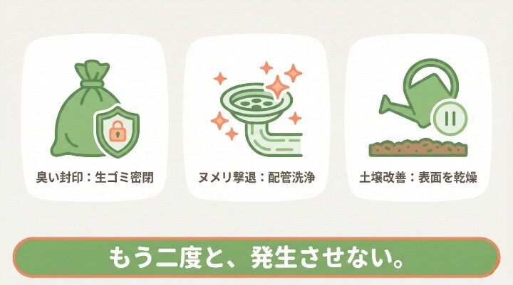 コバエ大量発生を防ぐための予防策3選