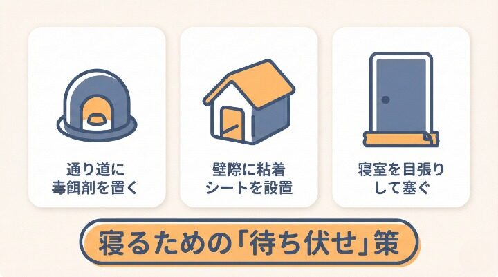 安心して寝るための「待ち伏せ」対策