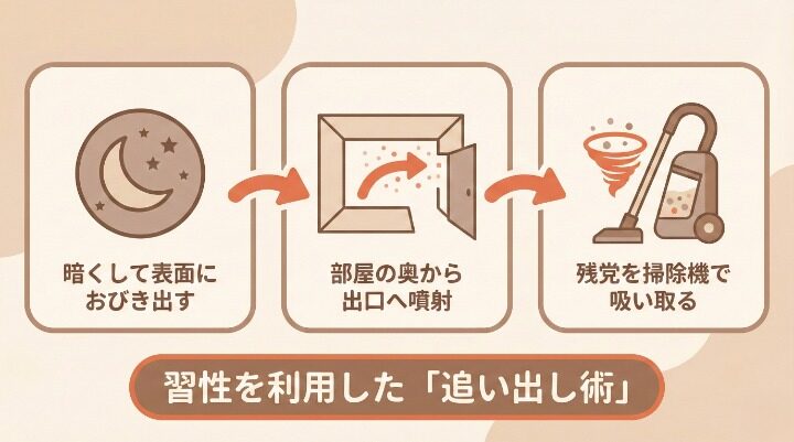 効果的な追い出しスプレー術