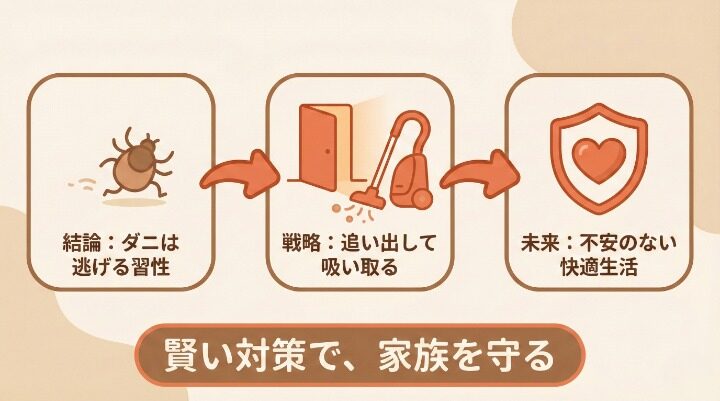 ダニよけスプレーで死なない敵を追い出す戦略