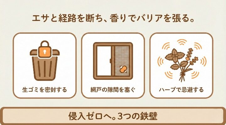ハエの侵入と発生を防ぐ！今日からできる3つの予防習慣