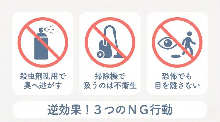 見失った時にやってはいけない3つのNG行動