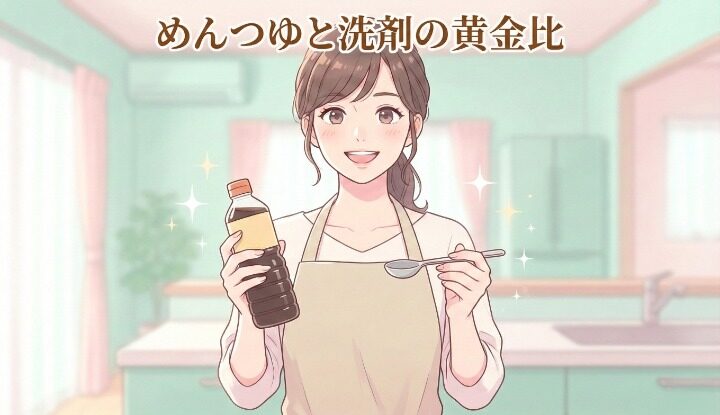 めんつゆと洗剤の黄金比