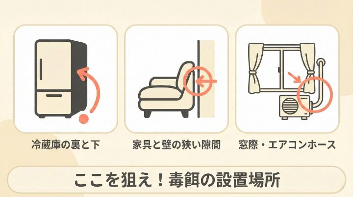 羽を見つけた場所別!巣を特定して叩く3つの対策