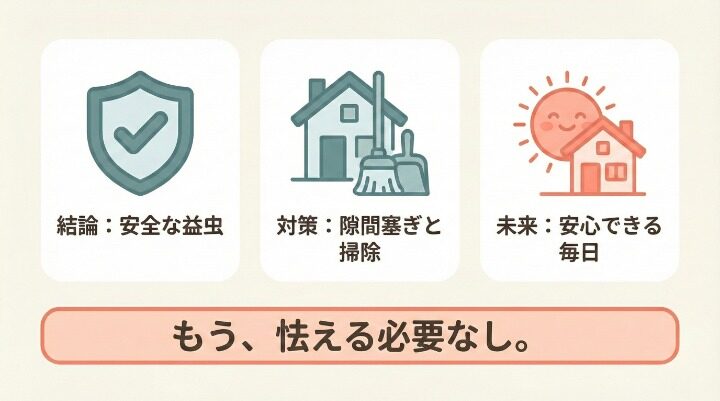 ゲジゲジは安全な益虫！怖がらず冷静に対処しよう