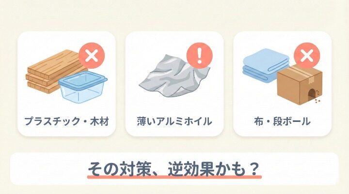 実は危険!ネズミにかじられてしまうNG素材