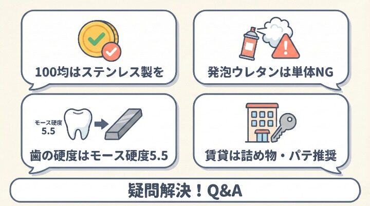 ネズミ対策に関するよくある質問