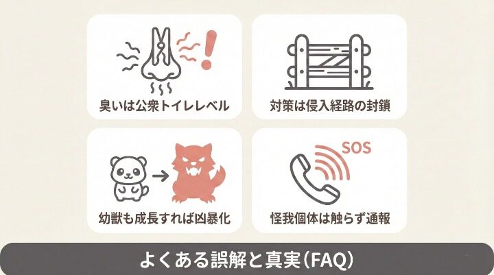 タヌキの臭いと飼育に関するよくある質問