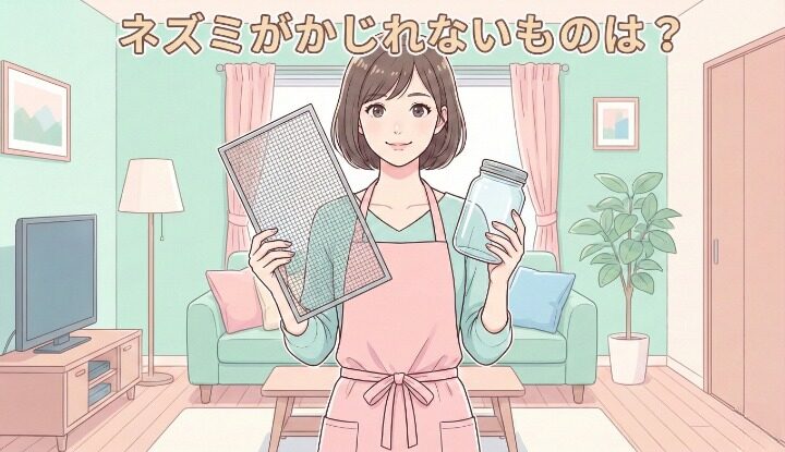 ネズミがかじれないものは?