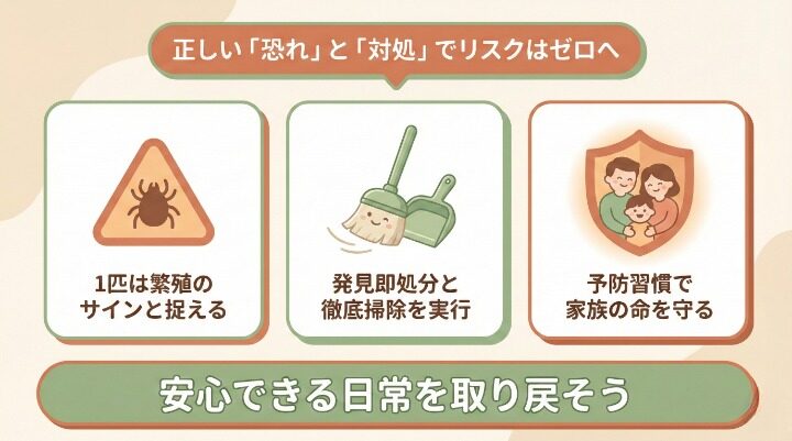 マダニ1匹は危険のサイン！即時対処で家族を守ろう