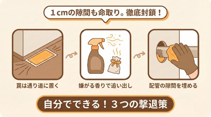 小さいネズミを確実に駆除・追い出す実践ステップ