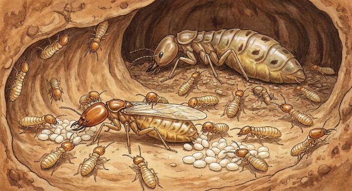 女王の代わり「副女王」が即座に繁殖を引き継ぐ