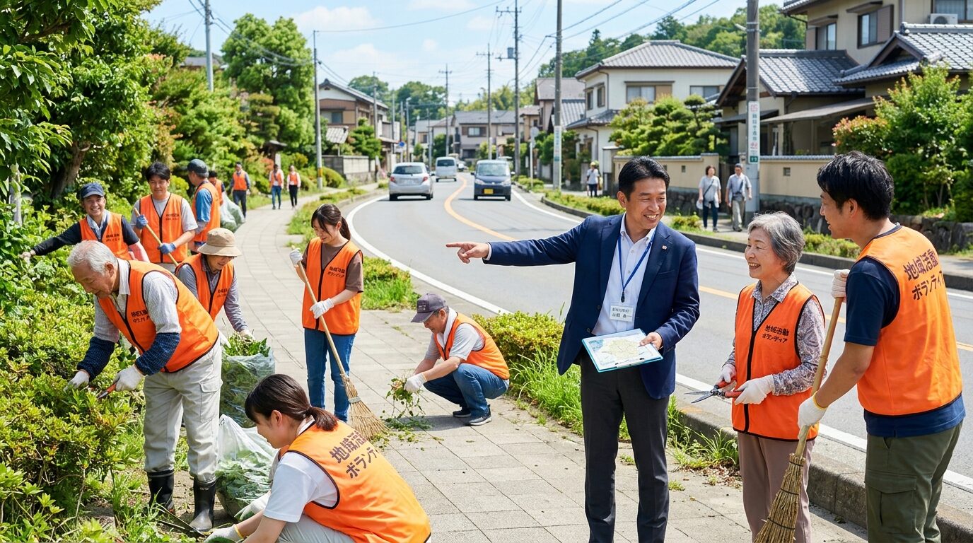 地域の草刈りに正式に関わるには