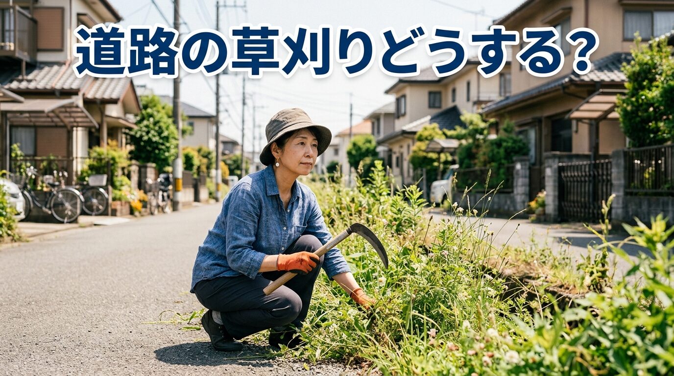道路の草刈りどうする？