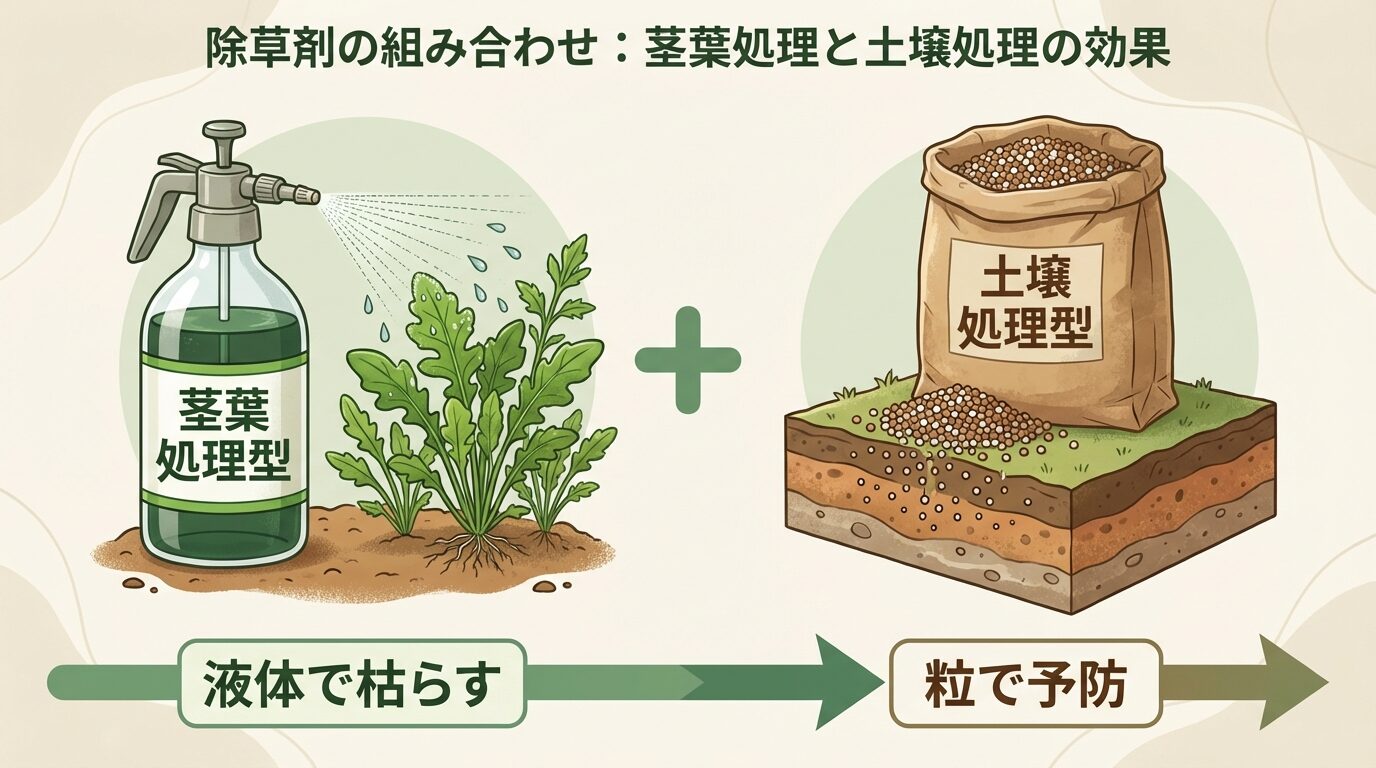 種類別に選ぶ除草剤の正しい使い方