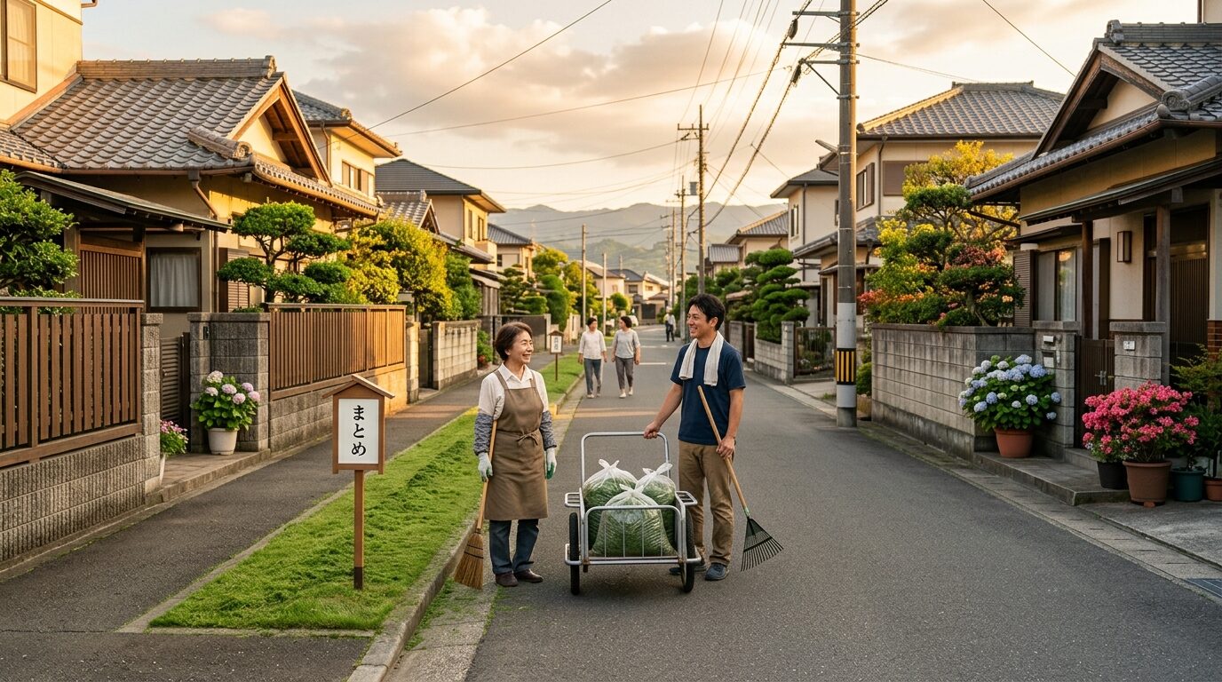手順を守れば道路草刈りは立派な地域貢献