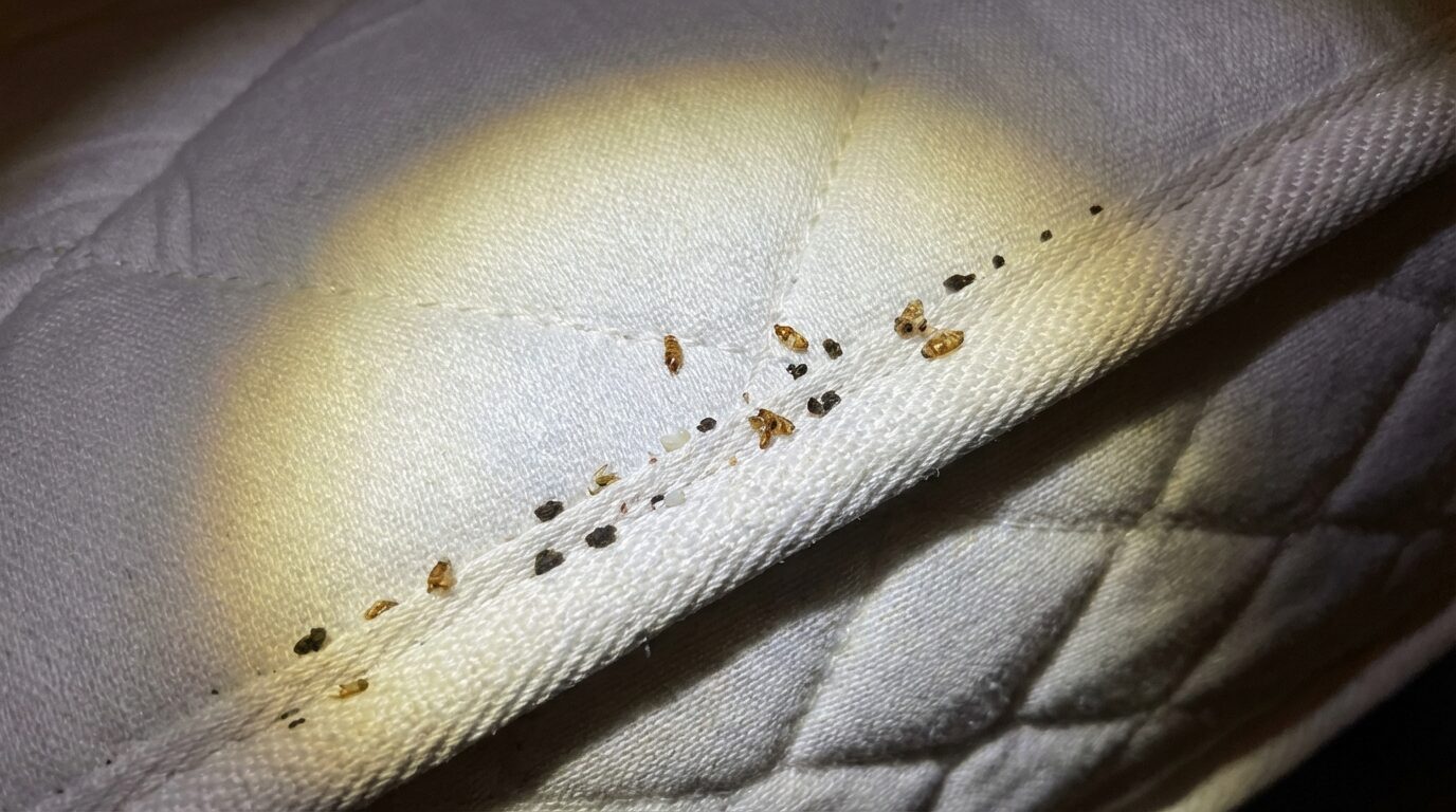 血糞や脱皮殻でトコジラミを発見する方法