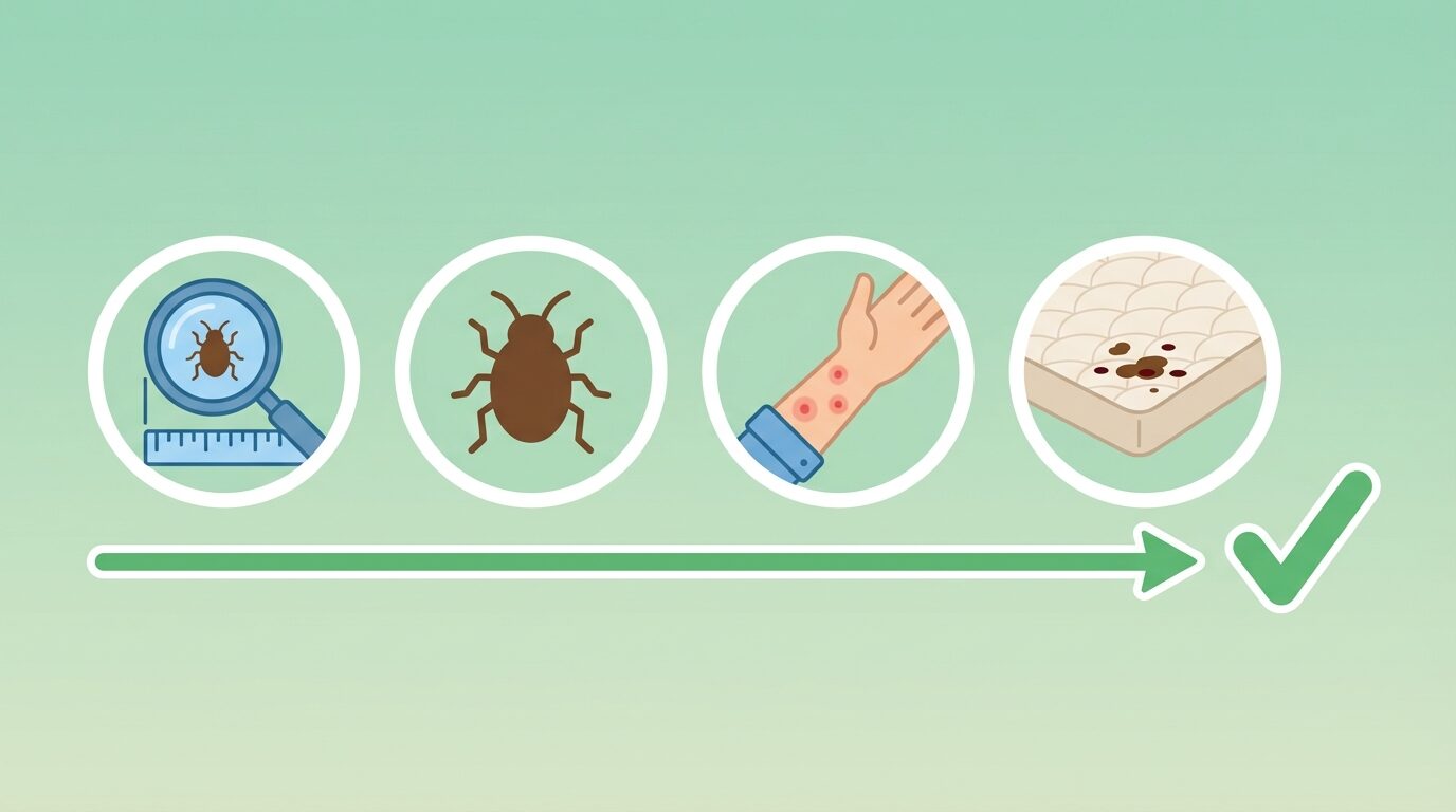 4つのチェックで虫の正体は判別できる